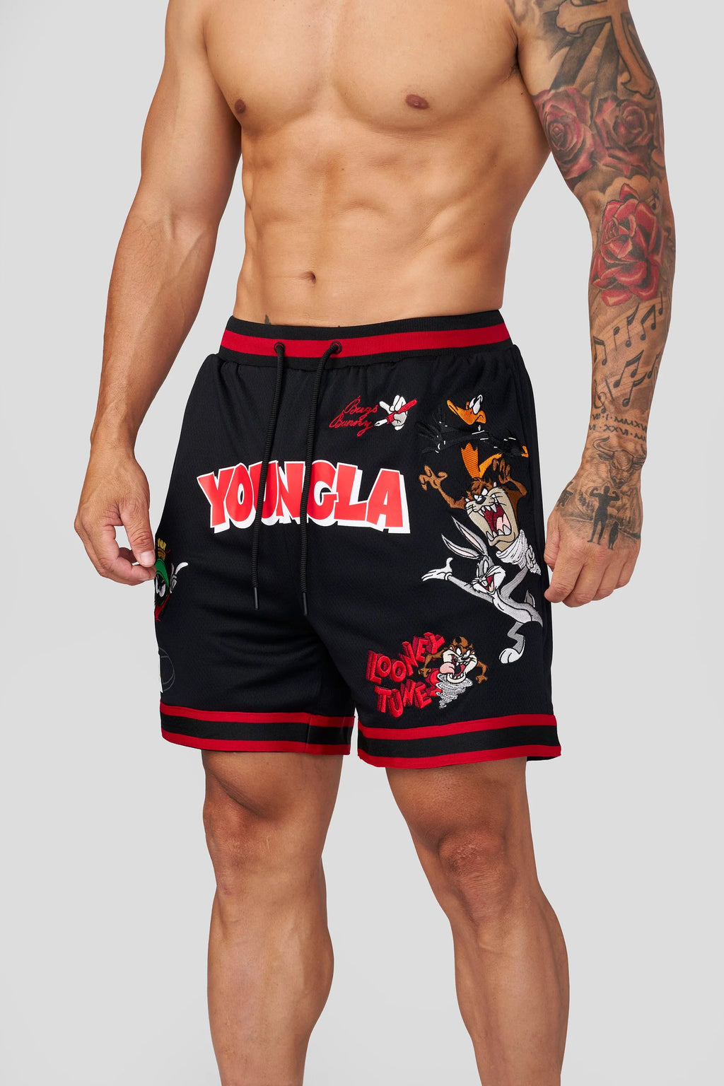 Shorts Looney Tunes 1071 Bordado Embroidered Patch Shorts
