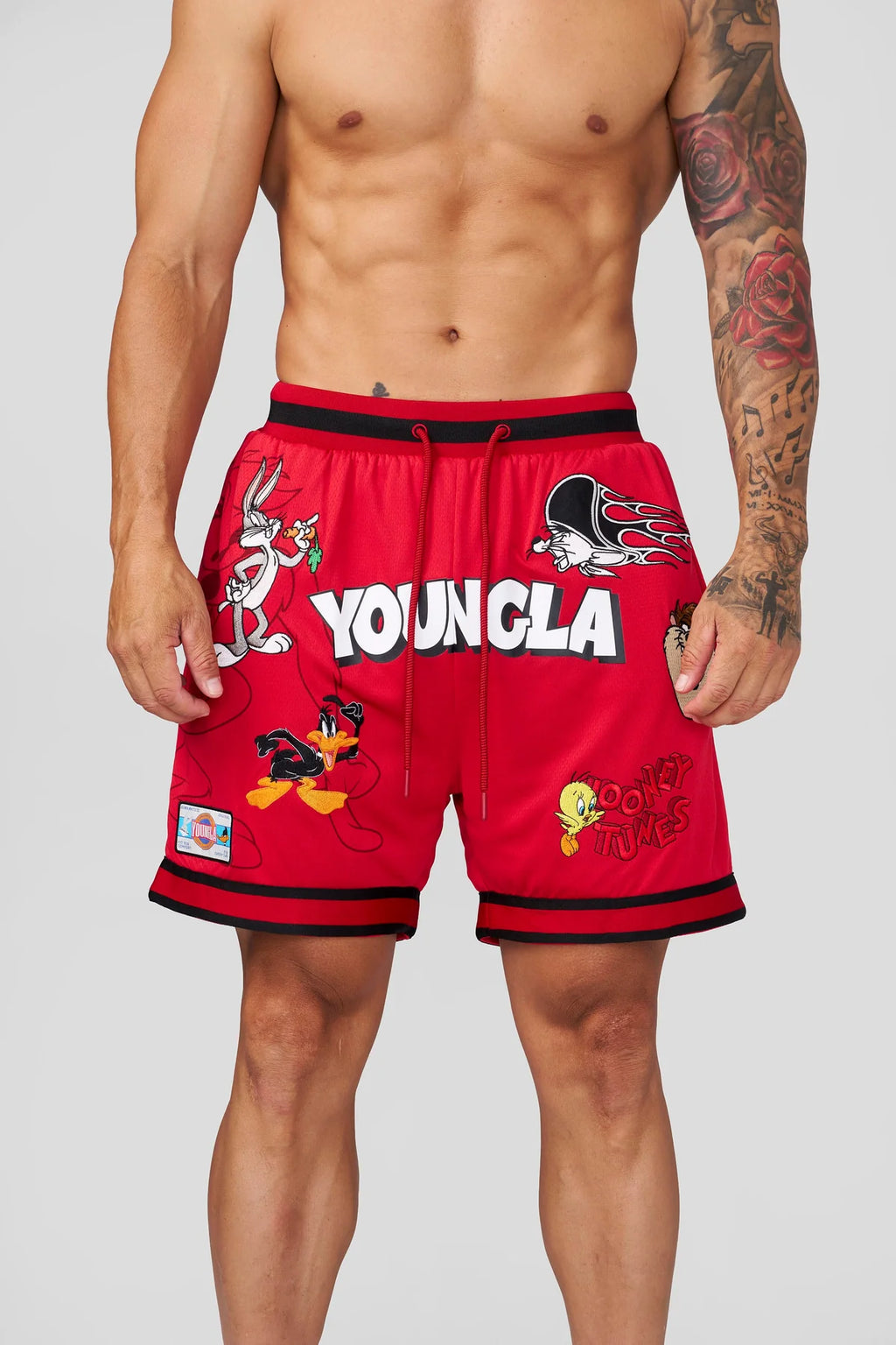 Shorts Looney Tunes 1071 Bordado Embroidered Patch Shorts