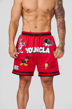 Shorts Looney Tunes 1071 Bordado Embroidered Patch Shorts