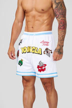 Shorts Looney Tunes 1071 Bordado Embroidered Patch Shorts