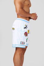 Shorts Looney Tunes 1071 Bordado Embroidered Patch Shorts