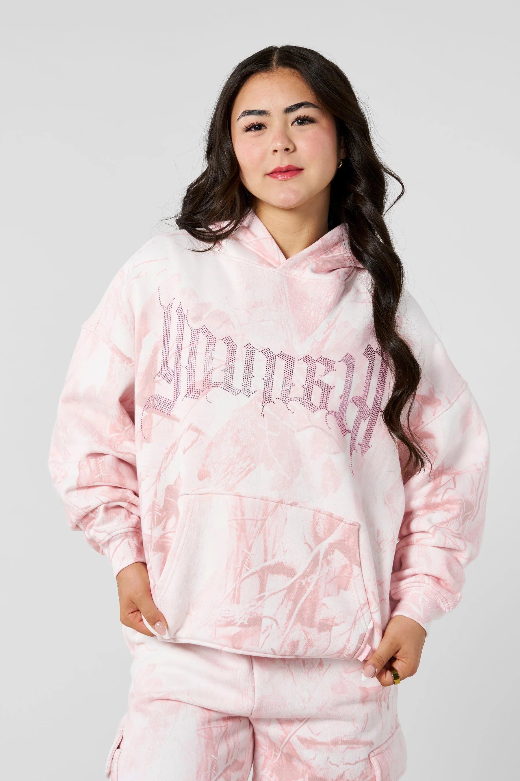 W5168 - Camo Bling Hoodie