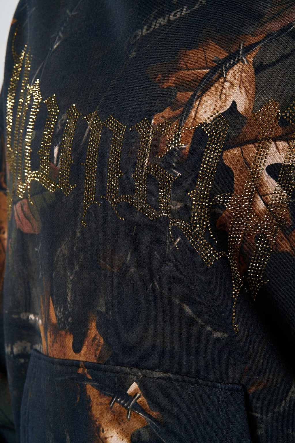 W5168 - Camo Bling Hoodie