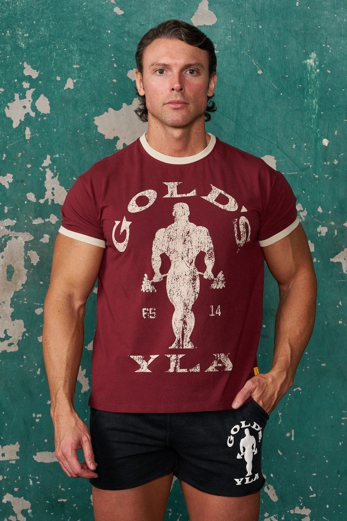 Playera Golds Gym 4009 Ringer Tees