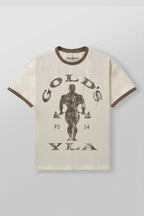 Playera Golds Gym 4009 Ringer Tees