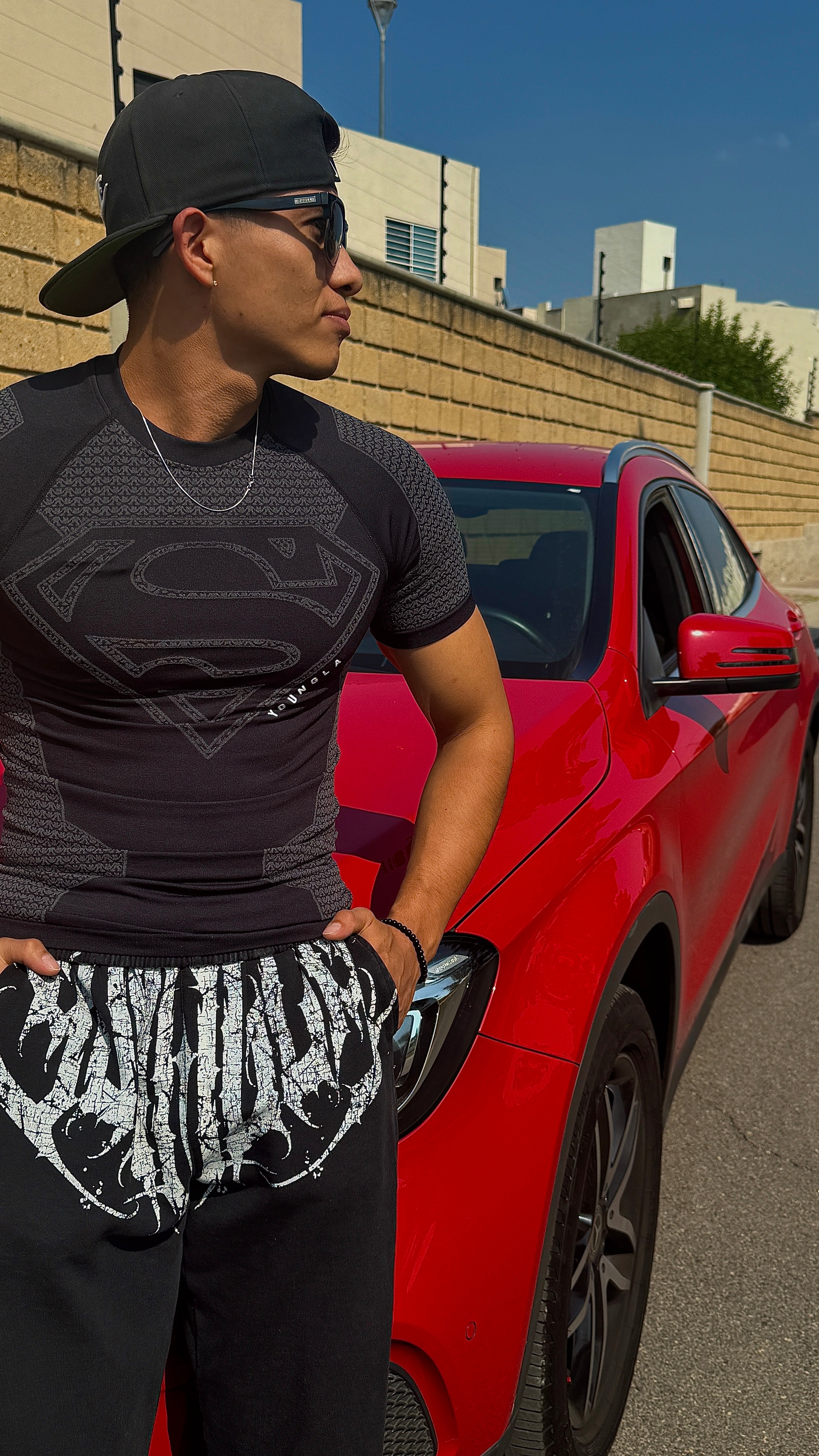 4117 - Superman Compression Tees