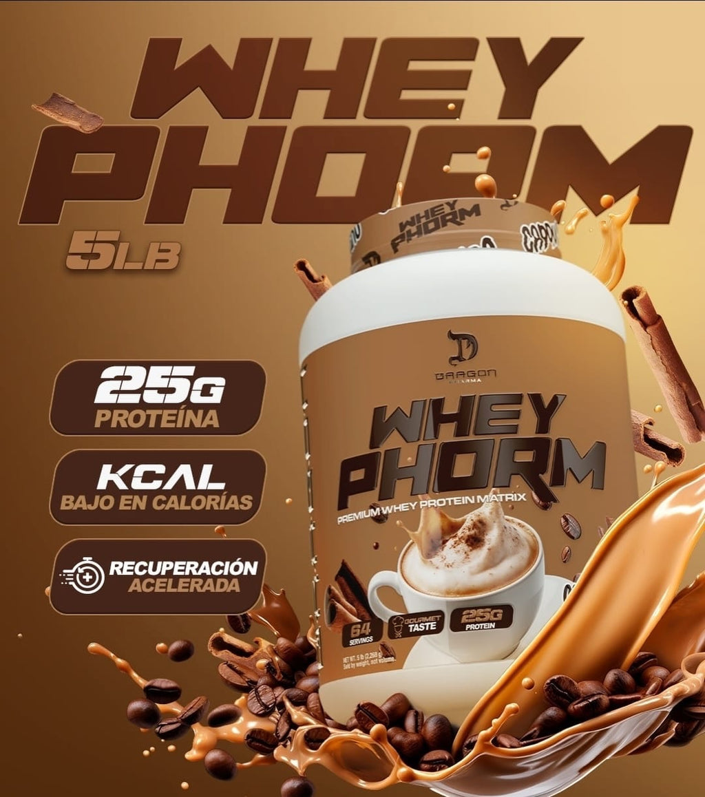Dragon Pharma Whey Phorm 5 Lbs Sabor Cappuccino