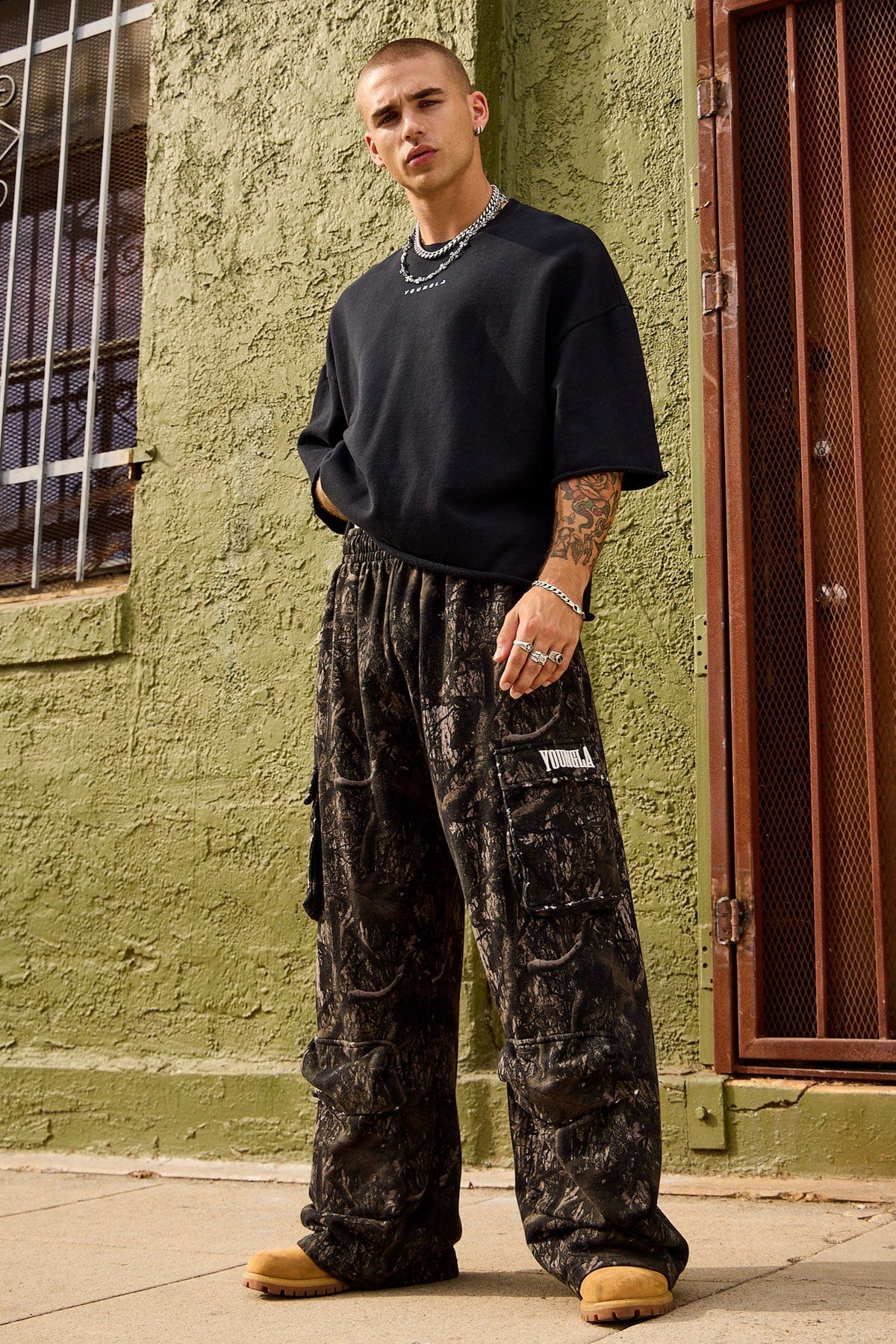 2033 - Heritage Camo Cargo Sweats