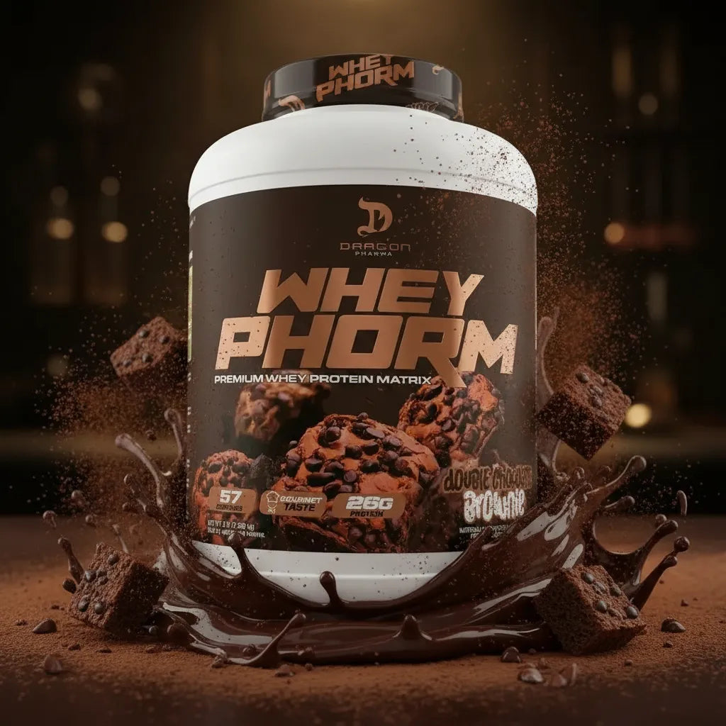 Dragon Pharma Whey Phorm 5 Lbs Sabor Doble Chocolate Brownie