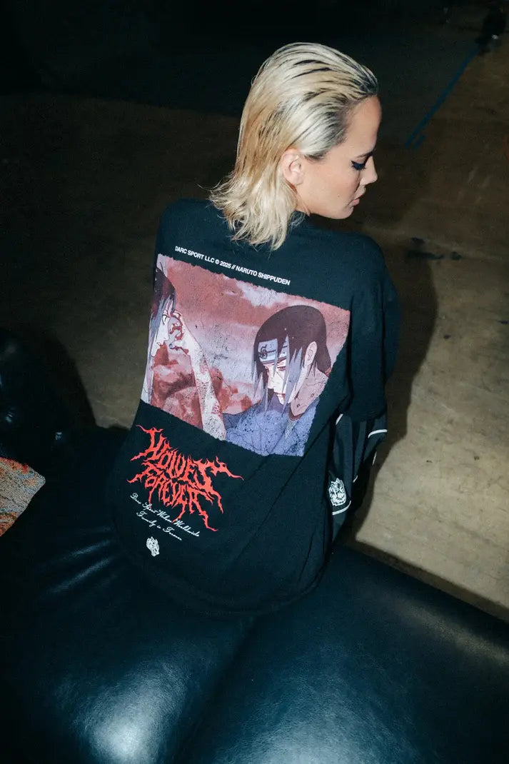 Playera Darcsport x Naruto - The End Premium Oversized in black