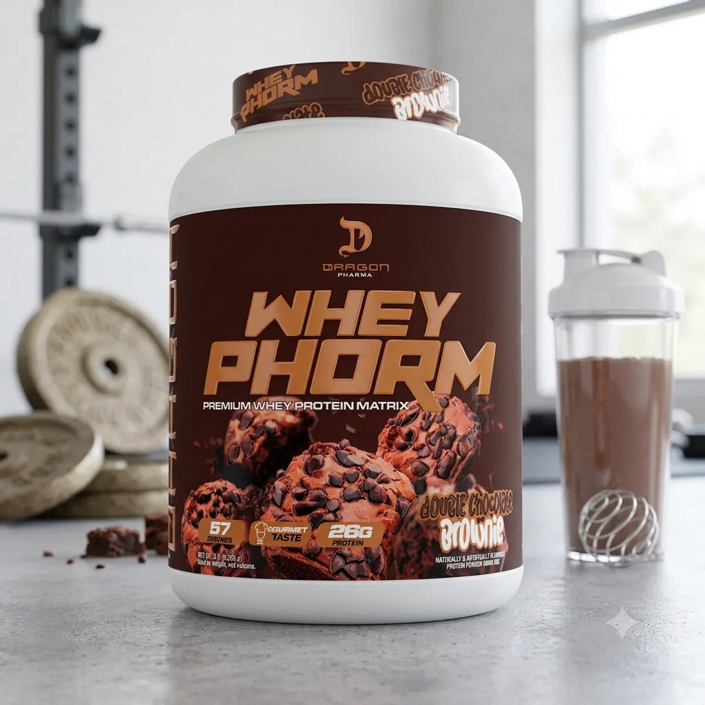 Dragon Pharma Whey Phorm 5 Lbs Sabor Doble Chocolate Brownie