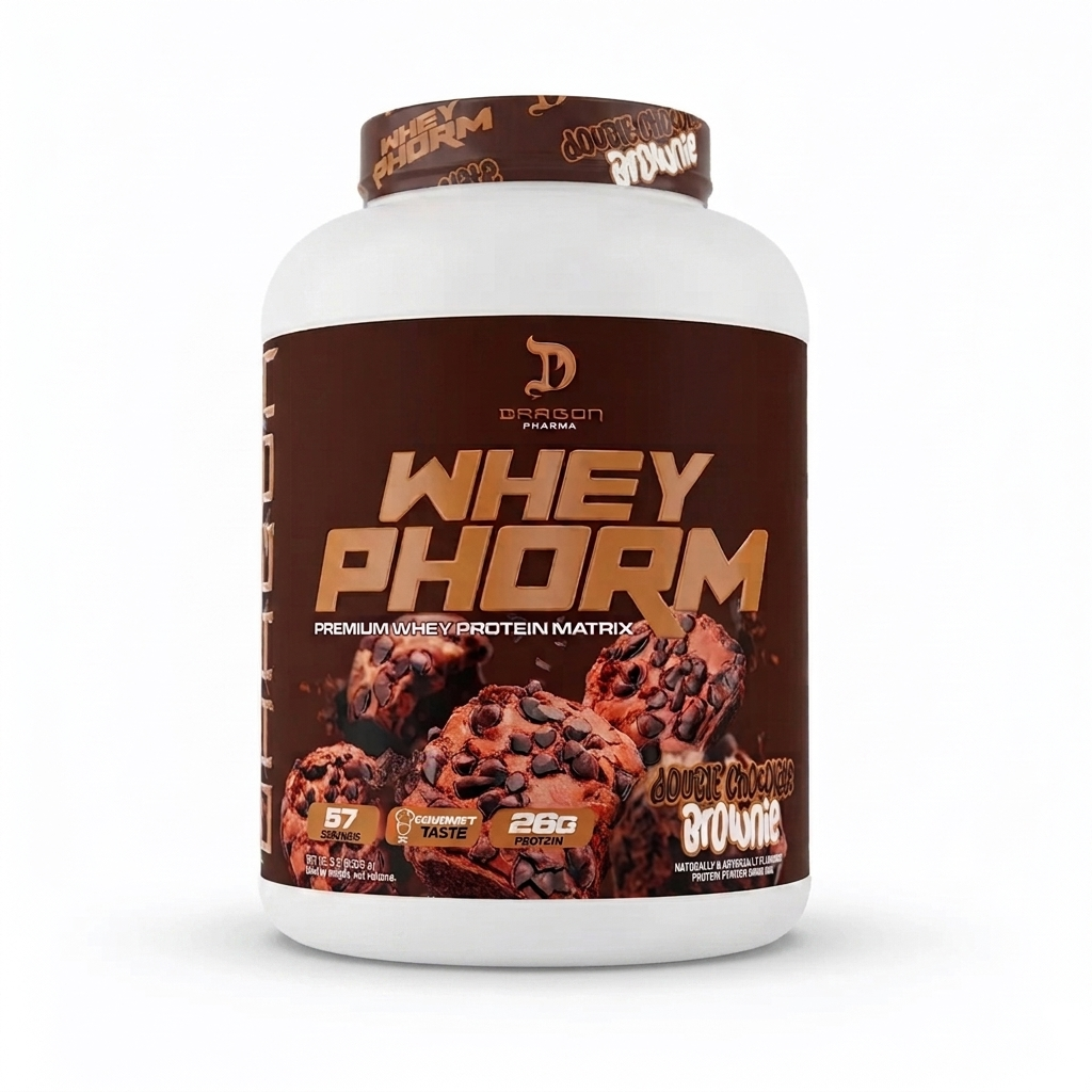 Dragon Pharma Whey Phorm 5 Lbs Sabor Doble Chocolate Brownie