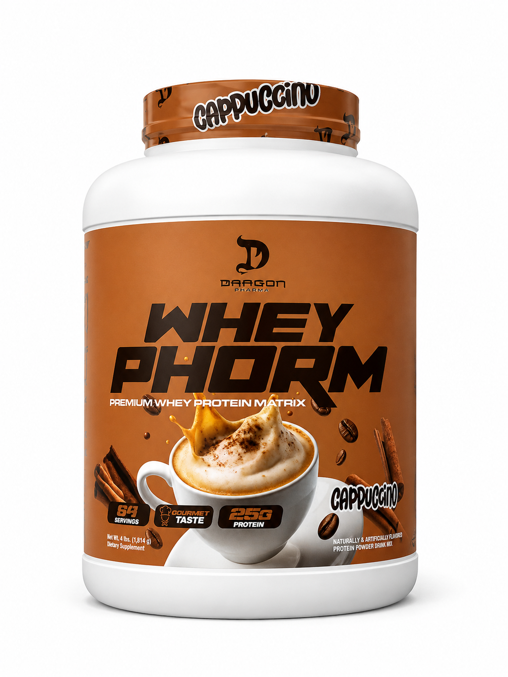 Dragon Pharma Whey Phorm 5 Lbs Sabor Cappuccino