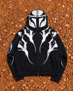 Hoodie Mando Full Zip Up in Vintage - STAR WARS