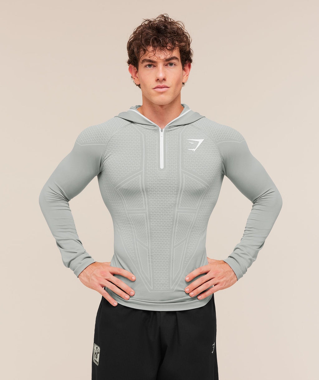 Playera Hoodie Onyx V1 - Gymshark