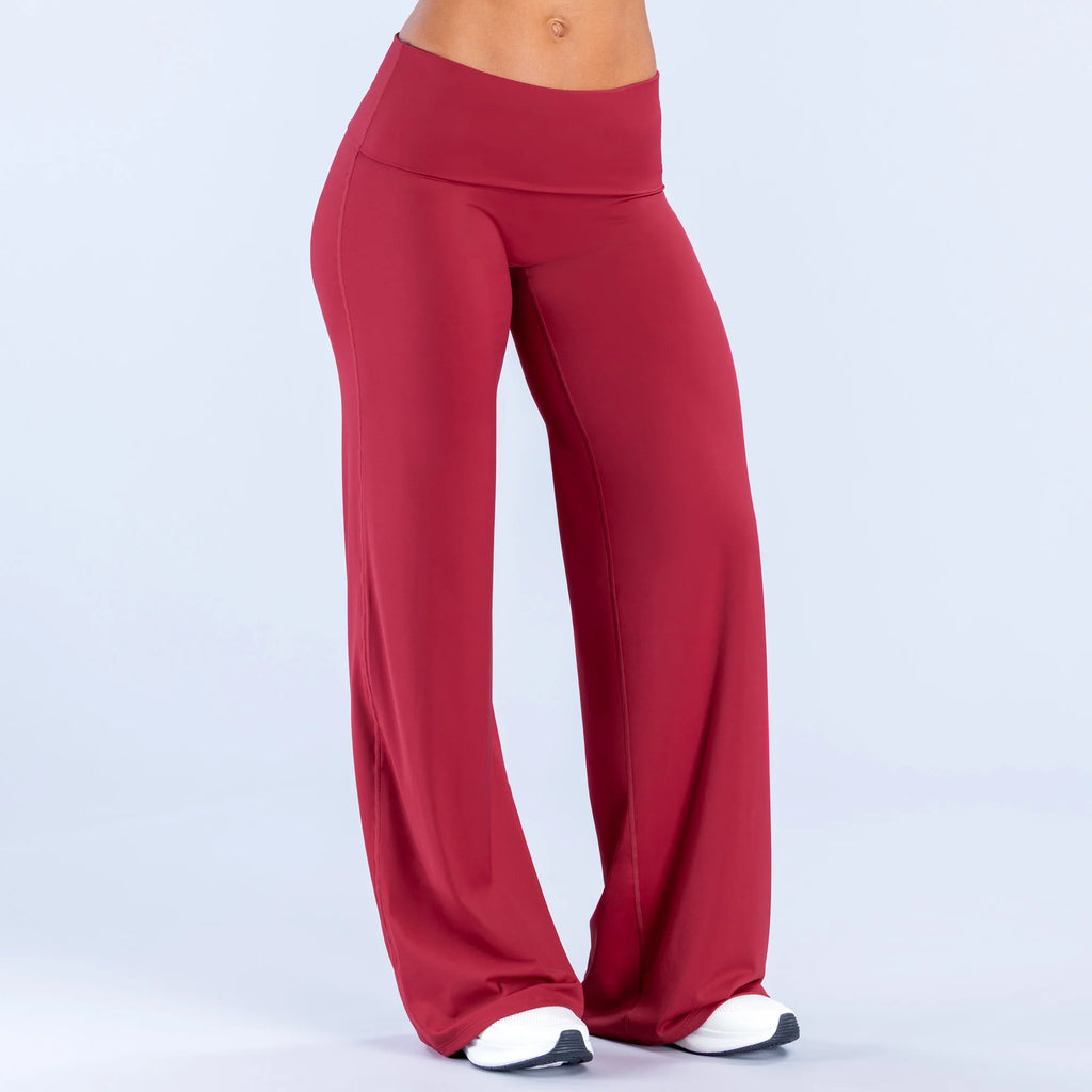Sav Fold Over Wide Leg Pants - DFYNE