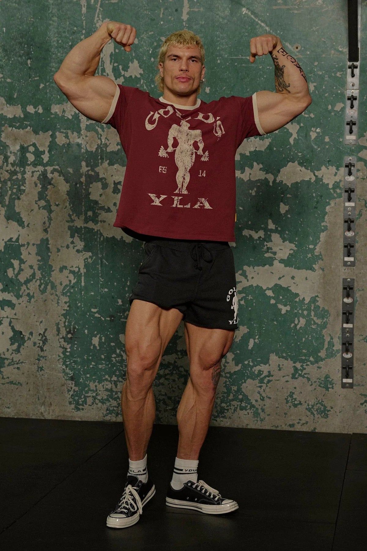 Playera Golds Gym 4009 Ringer Tees
