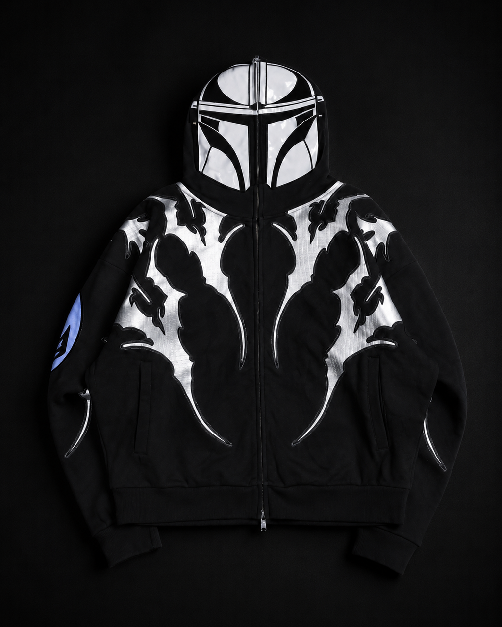Hoodie Mando Full Zip Up in Vintage - STAR WARS