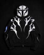 Hoodie Mando Full Zip Up in Vintage - STAR WARS