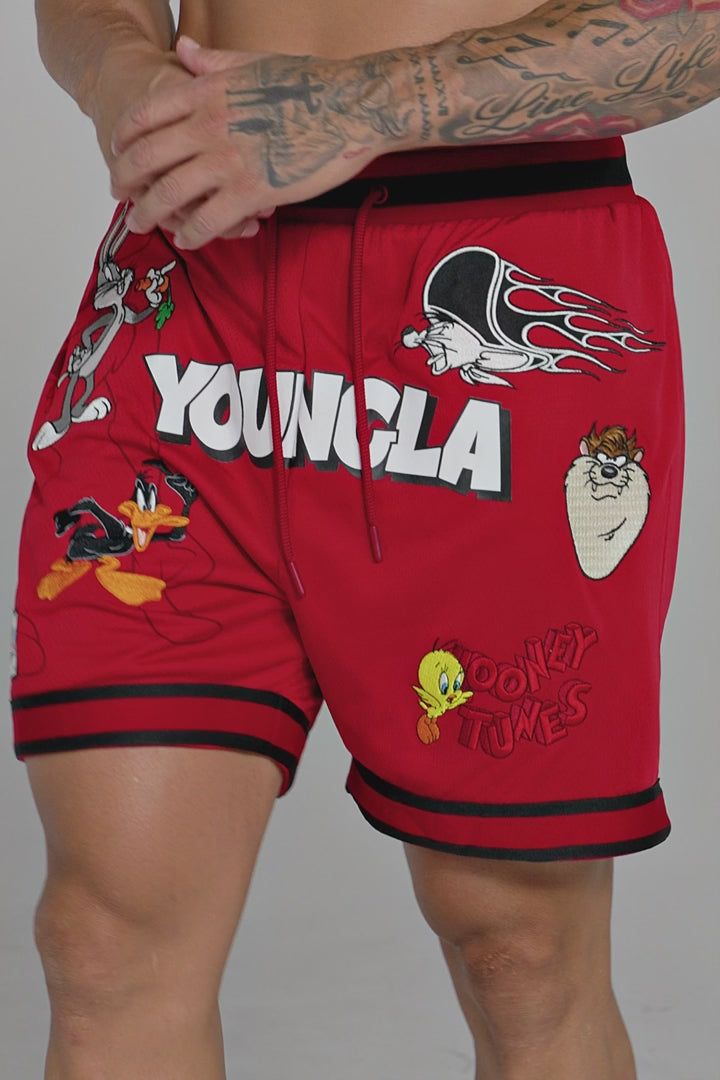 Shorts Looney Tunes 1071 Bordado Embroidered Patch Shorts
